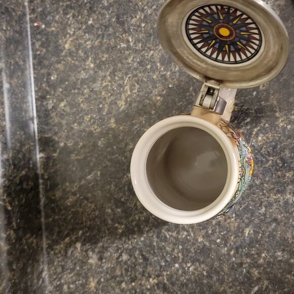 Anheuser-Busch Budweiser Stein Santa Maria Discover America - Picture 7 of 8